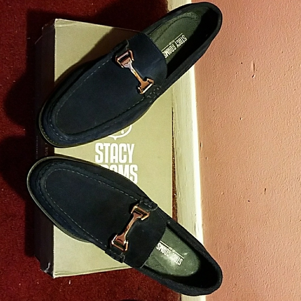 Navyblue stacyadams boys/mens shoes